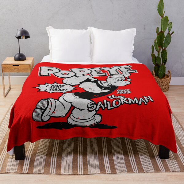 Item preview, Popeye the Sailorman - I Yam what I Yam - Since 1929 Vintage (gray scale) designed and sold by ZERO-MIND.