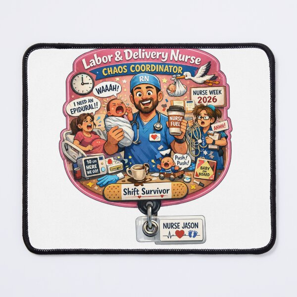 Item preview, Emotional Support Murse Funny Male Nurse Humor Gift designed and sold by YMLux.