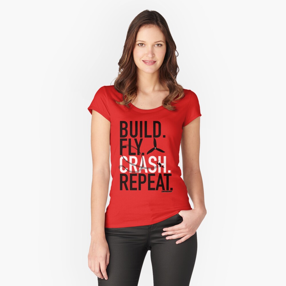 Item preview, Fitted Scoop T-Shirt designed and sold by Deerfootmedia.