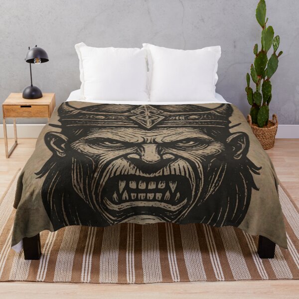 Item preview, Undead Warlord Vampire King Medieval Parchment Tapestry designed and sold by DarkOriginArts.