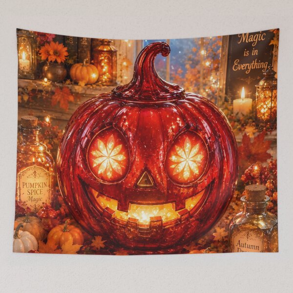 Item preview, Halloween 6 - Glowing Red Eyed Jack-O-Lantern Pumpkin designed and sold by NikaNavi.