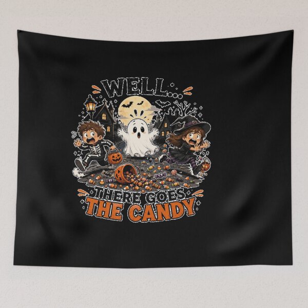Item preview, Well There Goes The Candy Funny Halloween Ghost Design designed and sold by MotylekAnia.