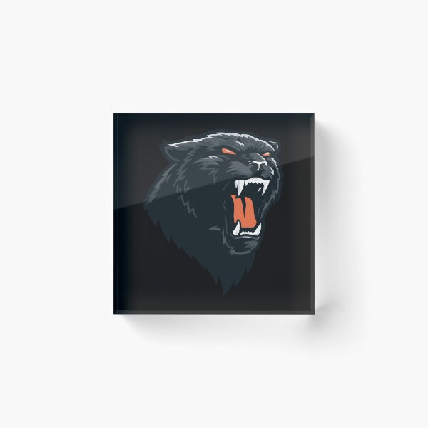 Item preview, Black Panther Mascot Furious Angry Red Eyes Fangs Sport Logo Shirt Design 127sm designed and sold by 127sm.