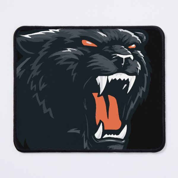 Item preview, Black Panther Mascot Furious Angry Red Eyes Fangs Sport Logo Shirt Design 127sm designed and sold by 127sm.