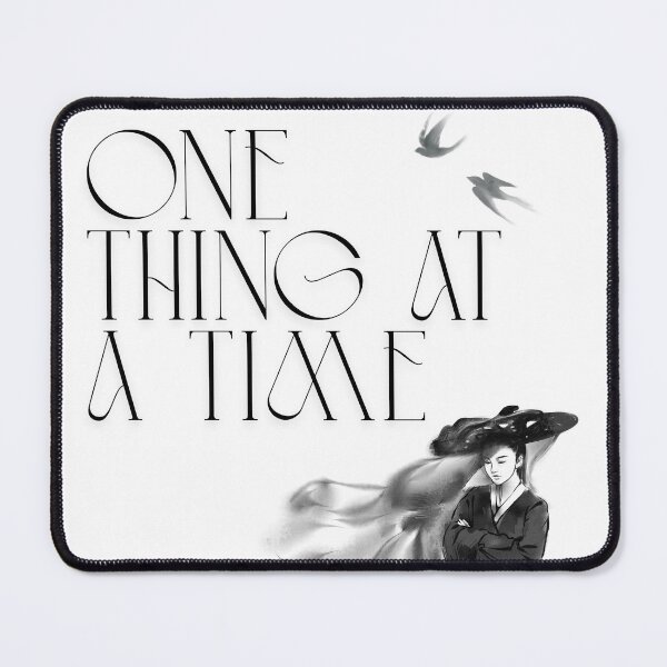 Item preview, One Thing At A Time Elegant Black White Art designed and sold by BENAsava.