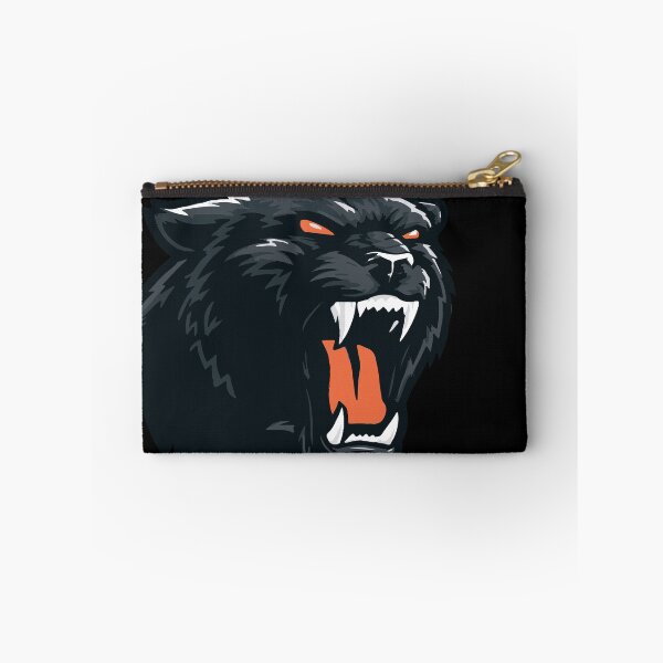 Item preview, Black Panther Mascot Furious Angry Red Eyes Fangs Sport Logo Shirt Design 127sm designed and sold by 127sm.