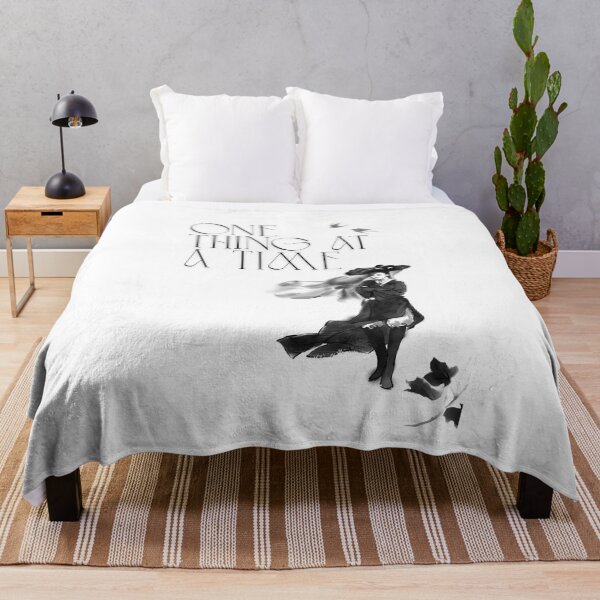 Item preview, One Thing At A Time Elegant Black White Art designed and sold by BENAsava.