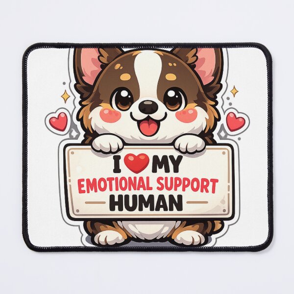 Item preview, Corgi Dog - I Love My Emotional Support Human designed and sold by redsharkuk.