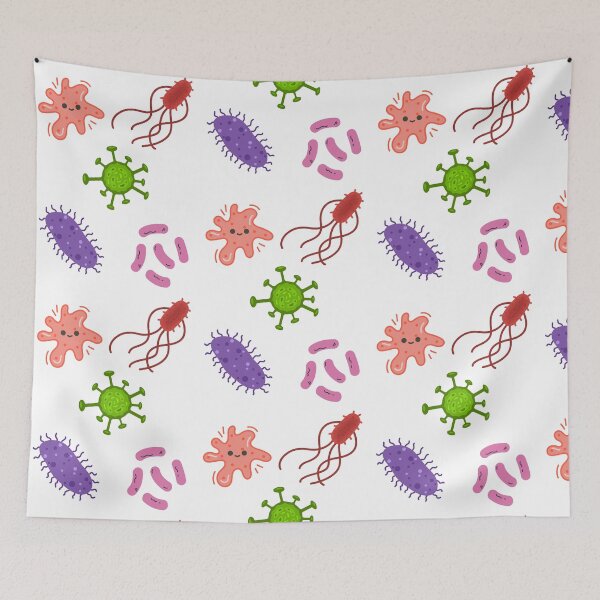 Item preview, germs design designed and sold by DesignsByDevika.