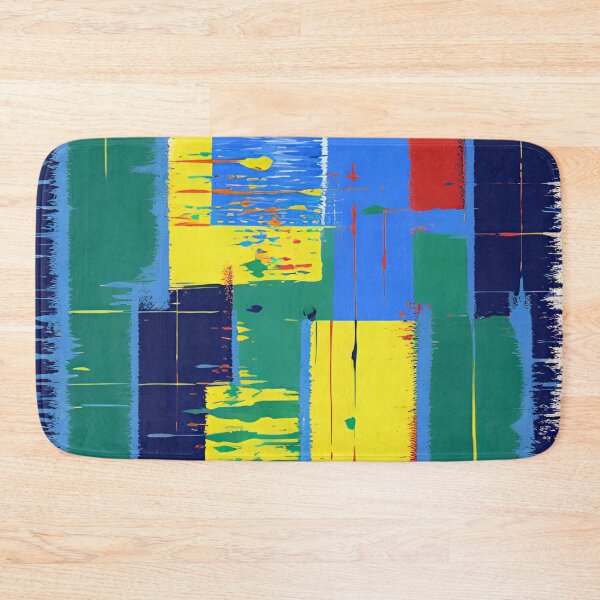Item preview, Abstract Vibrant Geometric Brushstrokes Art designed and sold by AlxVel.