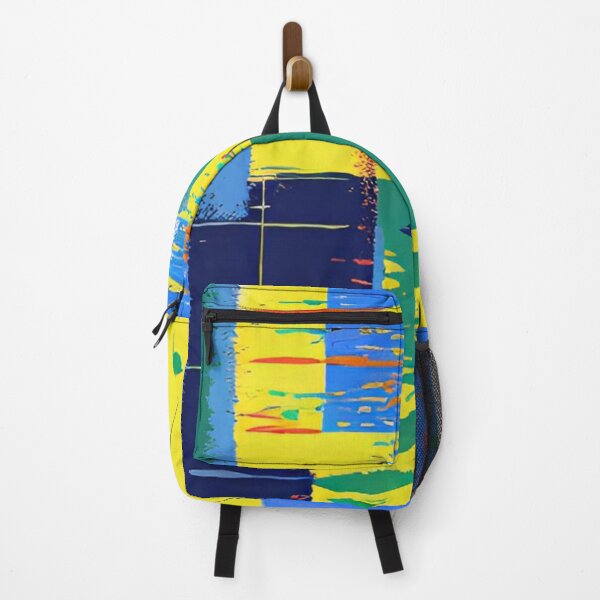 Item preview, Abstract Vibrant Geometric Brushstrokes Art designed and sold by AlxVel.
