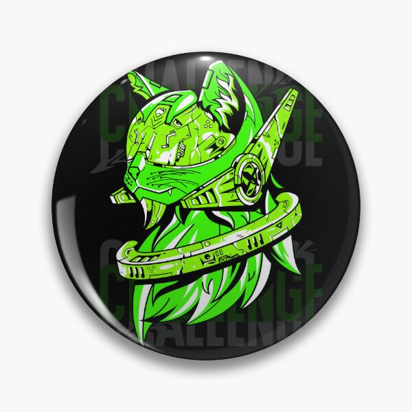 Item preview, Cyber-Mecha Cat - Neon Green Robotic Feline Streetwear designed and sold by CozyThinker.