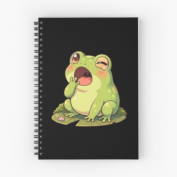 Item preview, Yawning Frog designed and sold by Funny Vintage Stickers And T-Shirts.