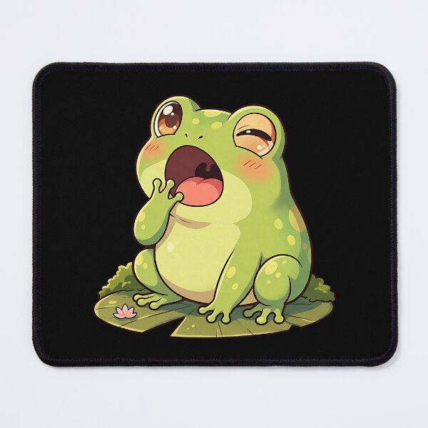 Item preview, Yawning Frog designed and sold by Funny Vintage Stickers And T-Shirts.