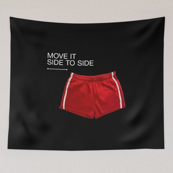 Item preview, Move It Side To Side Red Athletic Shorts with Arrow designed and sold by Terry Bain.