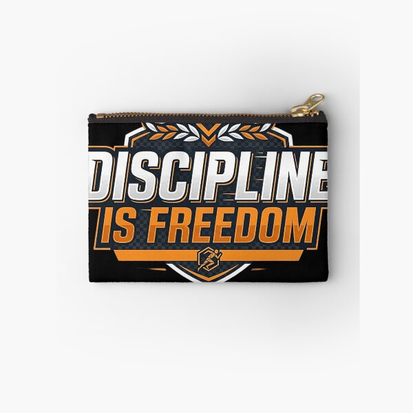 Item preview, Discipline Is Freedom Motivation T-Shirt – Strong Mindset Streetwear Design designed and sold by No Excuses .