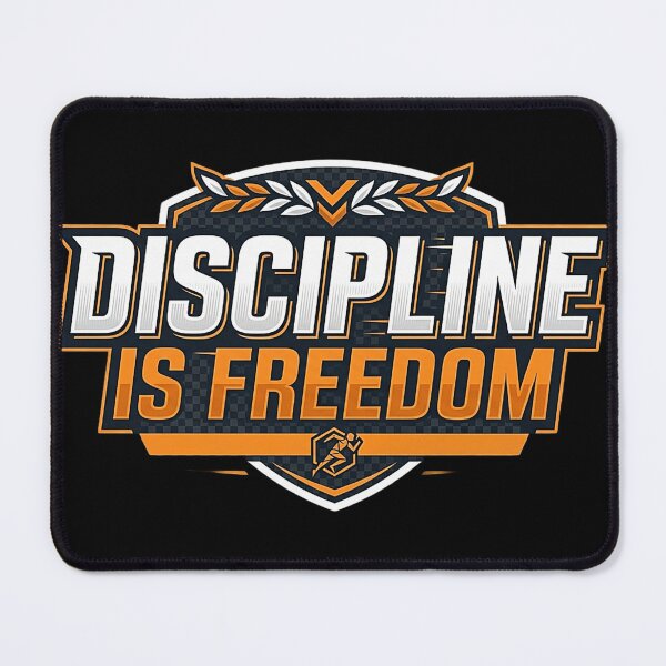 Item preview, Discipline Is Freedom Motivation T-Shirt – Strong Mindset Streetwear Design designed and sold by No Excuses .