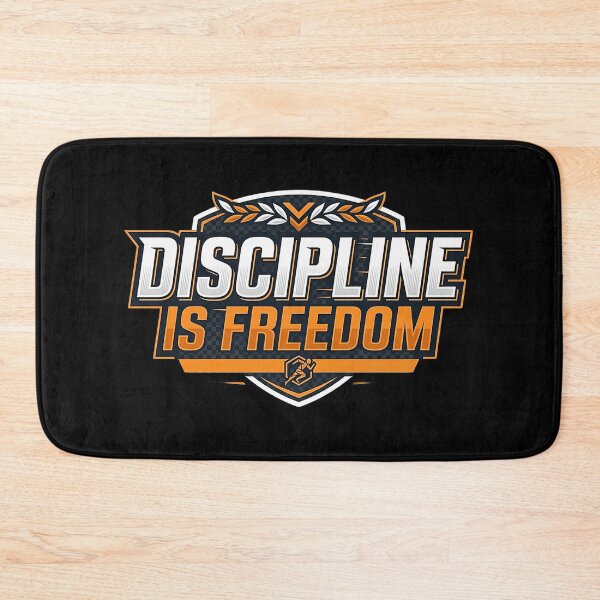 Item preview, Discipline Is Freedom Motivation T-Shirt – Strong Mindset Streetwear Design designed and sold by No Excuses .