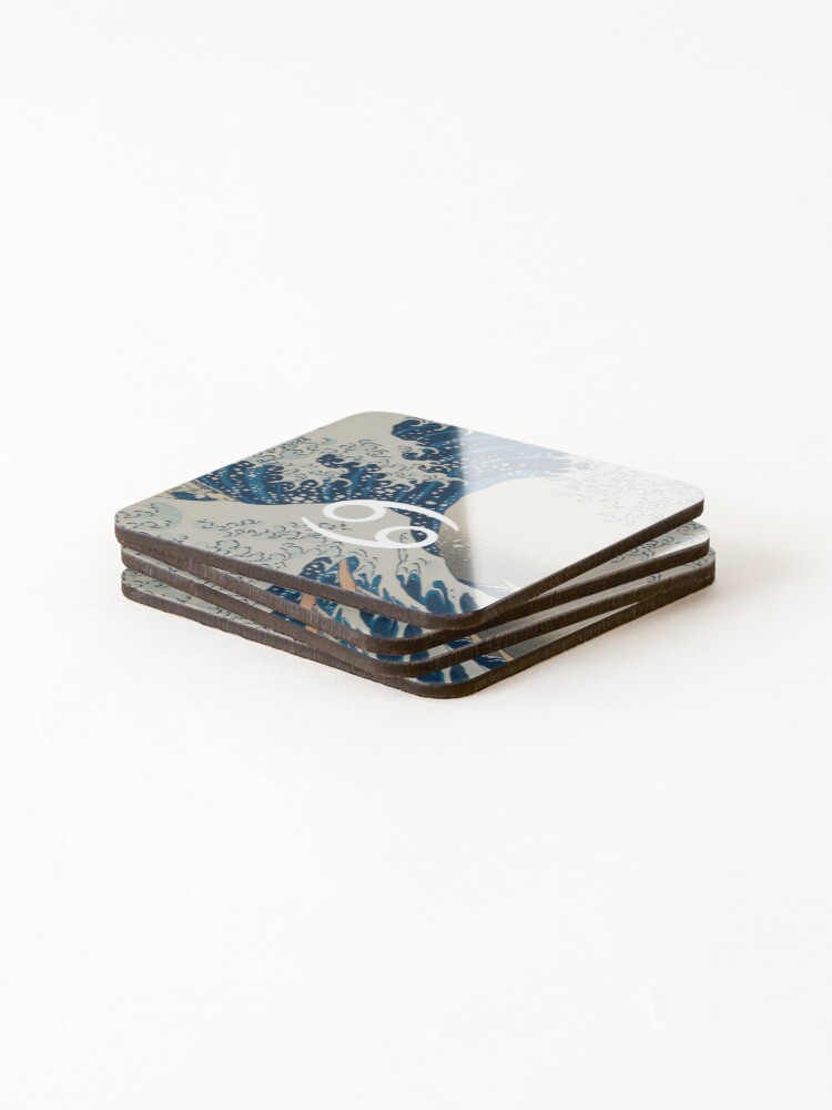 Thumbnail 4 of 5, Coasters (Set of 4), Cancer Rising designed and sold by PASCERIMEZ.