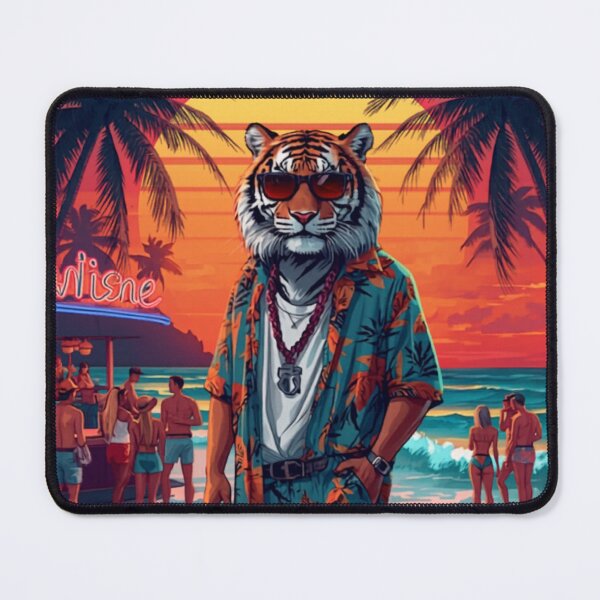 Item preview, Too Cool To Care – Tropical Tiger Summer Aesthetic designed and sold by EdgeStore.