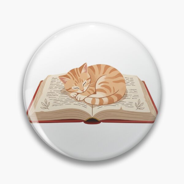 Item preview, Cat in book designed and sold by aliceinwdld.