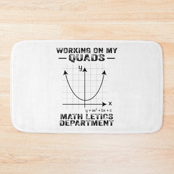Item preview, Funny Working on My Quads Mathletics Science Gym Workout Mathematics Gift designed and sold by ScienceCorner.