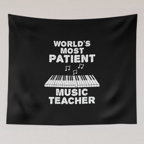Item preview, World's Most Patient Music Teacher, Piano Teacher Funny designed and sold by wardpowerslamon.