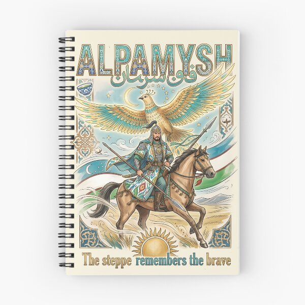 Item preview, Uzbek Hero Alpamysh with Semurg Bird Design designed and sold by VoidAnimeStudio.