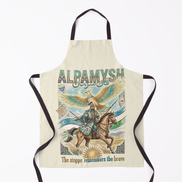 Item preview, Uzbek Hero Alpamysh with Semurg Bird Design designed and sold by VoidAnimeStudio.
