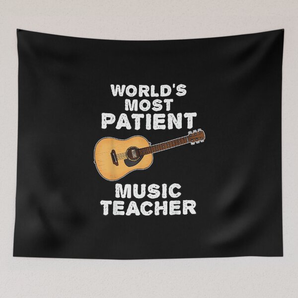 Item preview, World's Most Patient Music Teacher, Guitar Teacher Funny designed and sold by wardpowerslamon.