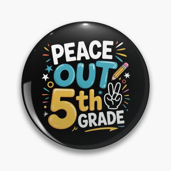Item preview, Peace Out 5th Grade Graduation Last Day School designed and sold by ZACK ART.
