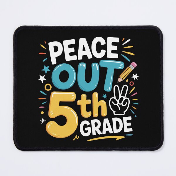 Item preview, Peace Out 5th Grade Graduation Last Day School designed and sold by ZACK ART.