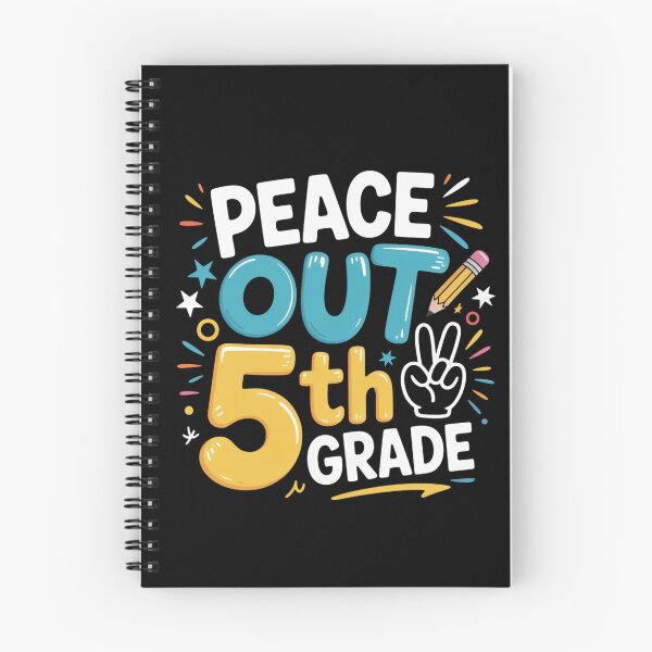 Item preview, Peace Out 5th Grade Graduation Last Day School designed and sold by ZACK ART.