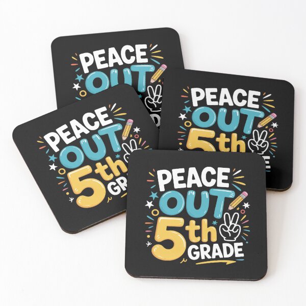 Item preview, Peace Out 5th Grade Graduation Last Day School designed and sold by ZACK ART.