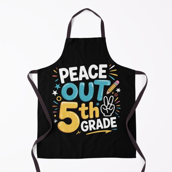 Item preview, Peace Out 5th Grade Graduation Last Day School designed and sold by ZACK ART.