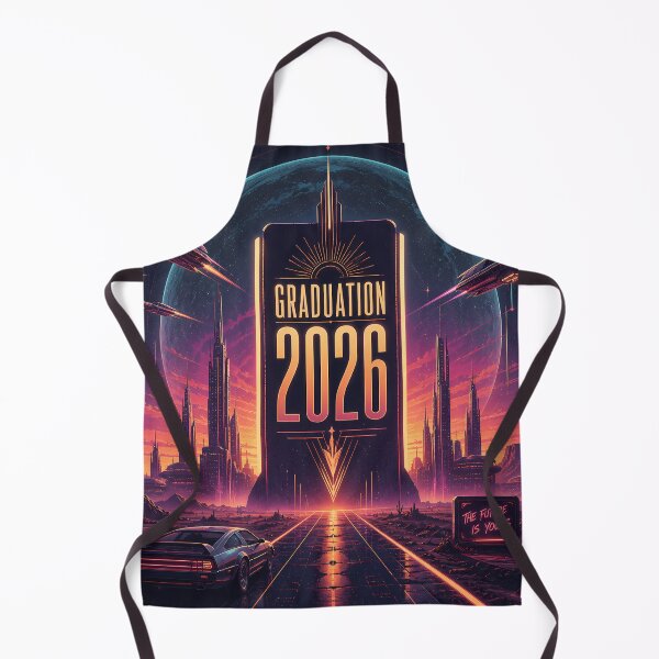 Item preview, Graduation 2026 Synthwave Future Design designed and sold by KnitOfShadoF.