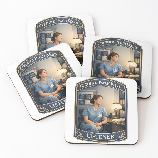 Item preview, Certified Psych Ward Listener Funny Psych Nurse Gift designed and sold by YMLux.