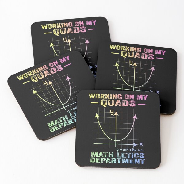 Item preview, Funny Working on My Quads Mathletics Science Gym Workout Mathematics Gift designed and sold by ScienceCorner.