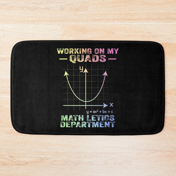 Item preview, Funny Working on My Quads Mathletics Science Gym Workout Mathematics Gift designed and sold by ScienceCorner.