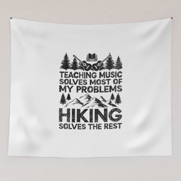 Item preview, Teaching Music Solves Most Of My Problems Hiking Teacher designed and sold by wardpowerslamon.