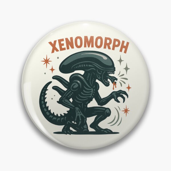 Item preview, Alien Retro Xenomorph Funny Aliens designed and sold by ChunkByChunk.