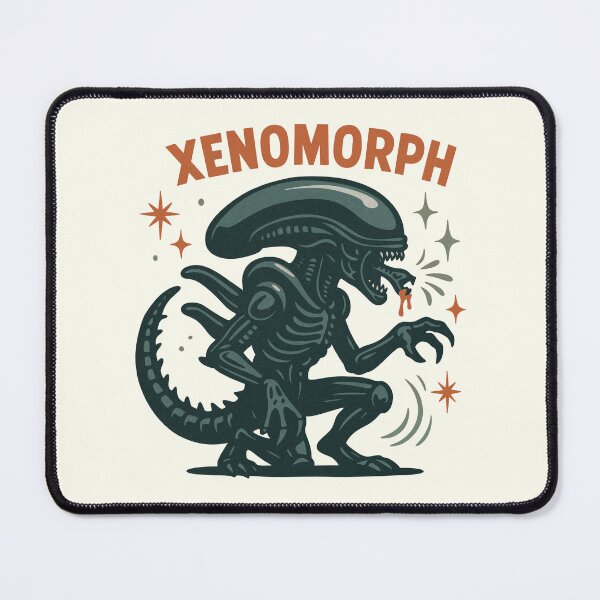 Item preview, Alien Retro Xenomorph Funny Aliens designed and sold by ChunkByChunk.