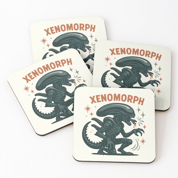 Item preview, Alien Retro Xenomorph Funny Aliens designed and sold by ChunkByChunk.