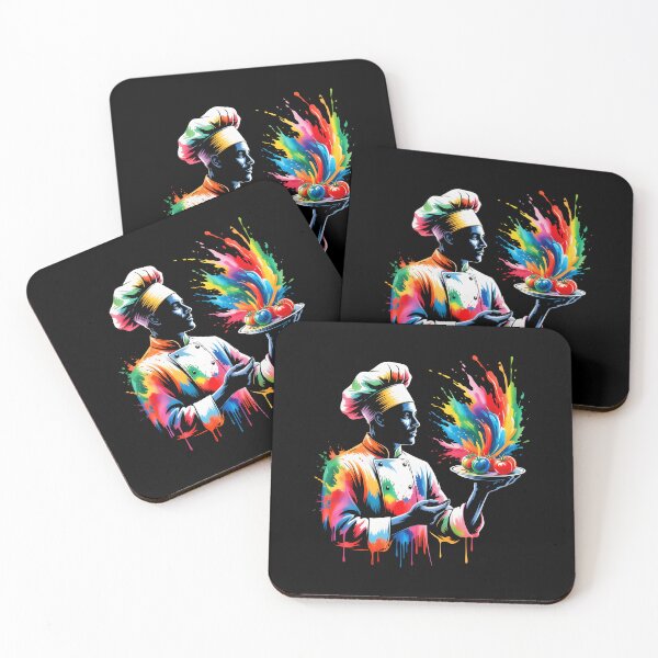 Item preview, Colorful Chef Design With Splash Art designed and sold by lonaarts8.