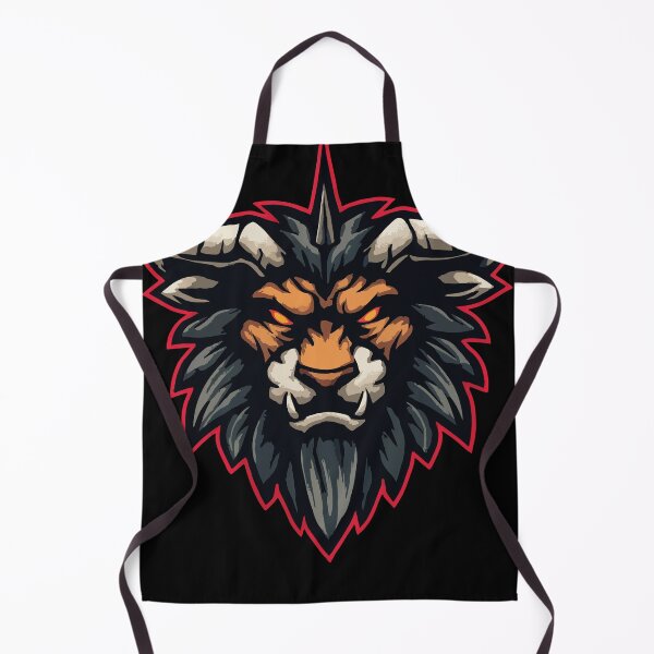 Item preview, Lion Mascot Furious Angry Fangs Horns Sport Logo Shirt Design 127sm designed and sold by 127sm.