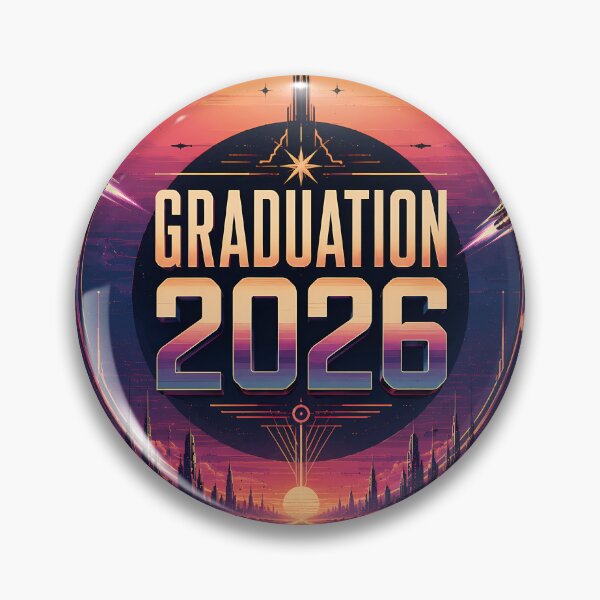 Item preview, Graduation 2026 Retro Space Aesthetic Design designed and sold by KnitOfShadoF.