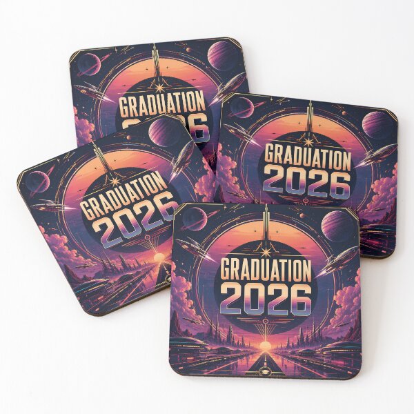 Item preview, Graduation 2026 Retro Space Aesthetic Design designed and sold by KnitOfShadoF.