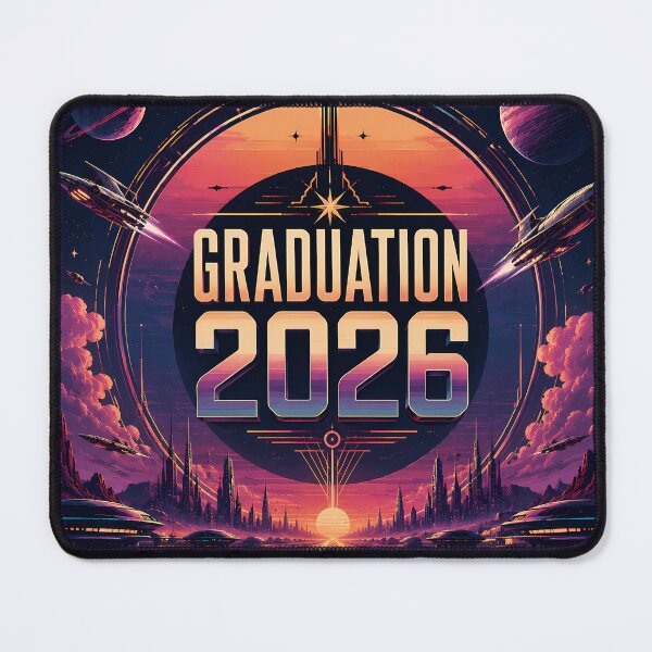 Item preview, Graduation 2026 Retro Space Aesthetic Design designed and sold by KnitOfShadoF.