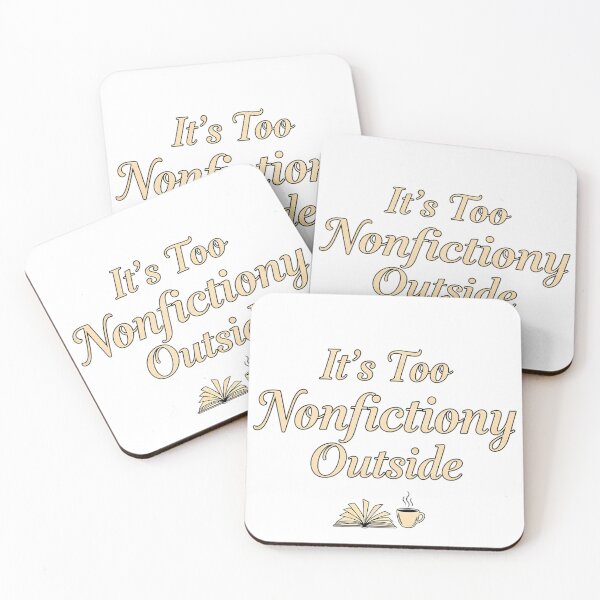 Item preview, It’s Too Nonfictiony Outside Funny Introvert Reader Book Love designed and sold by CutOutIdols.