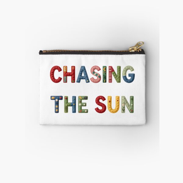 Item preview, CHASING THE SUN - IN COLORFUL FAUX LETTERING designed and sold by AlexOBrienArt.